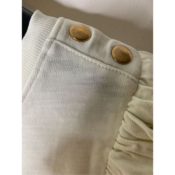 Nation LTD Krista Feminine Party Tee Puff 100% cotton women's size small - Picture 5 of 6